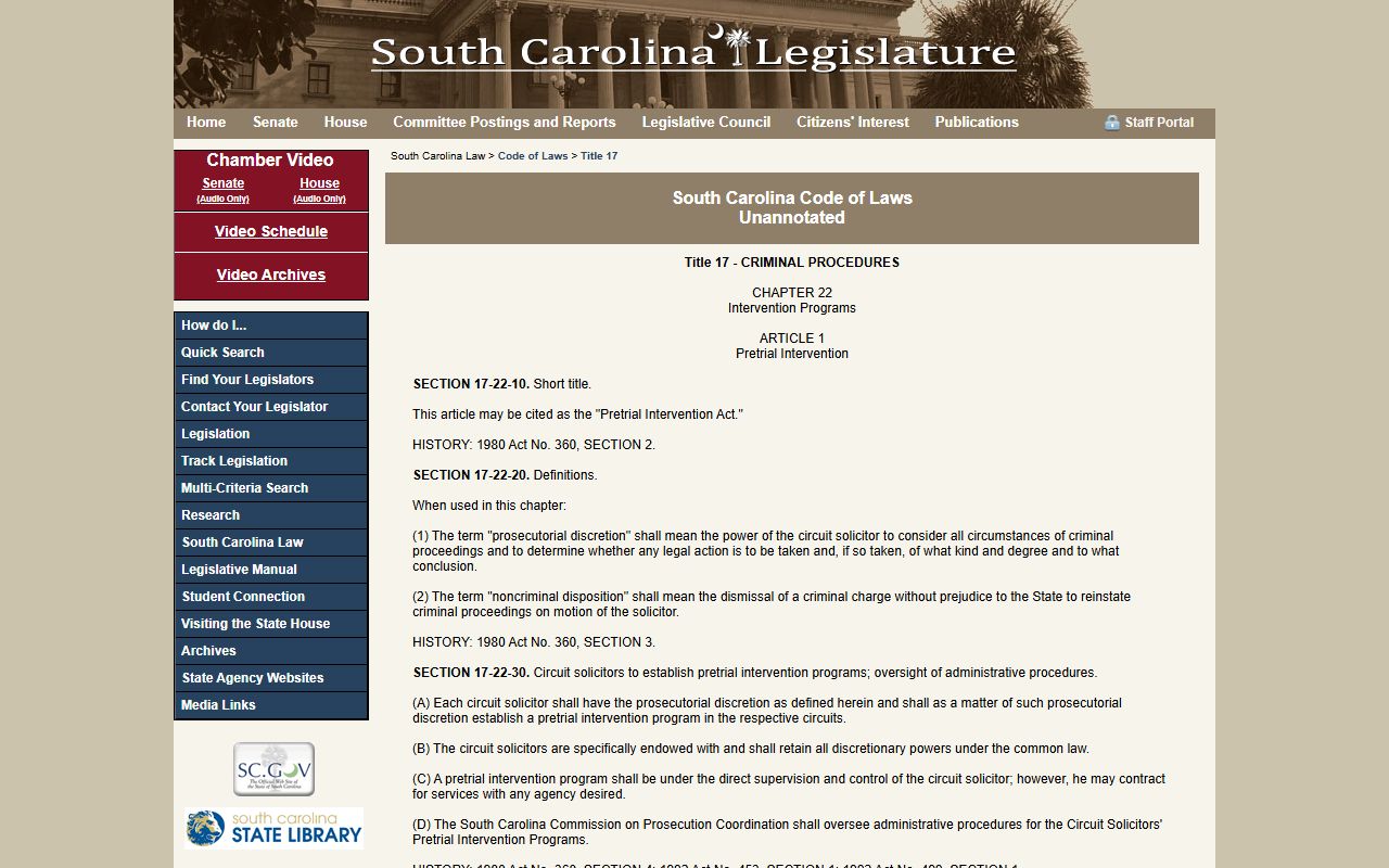 Georgetown County criminal court records expungement statutes