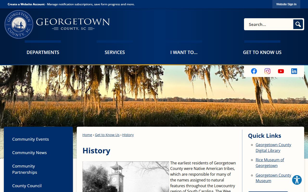 Georgetown County court records courthouse history