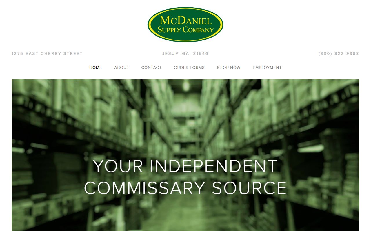 Georgetown County inmate records McDaniel Supply commissary deposits