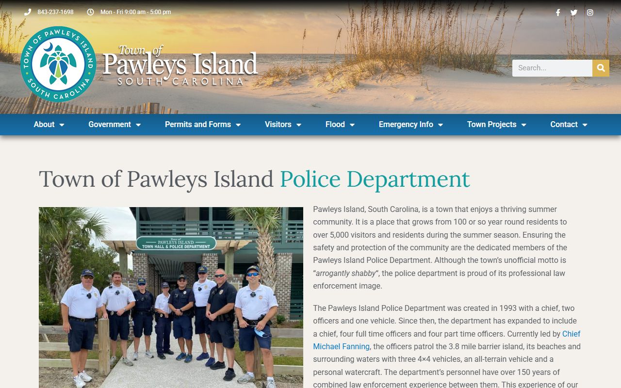 Georgetown County traffic court records Pawleys Island Police Department
